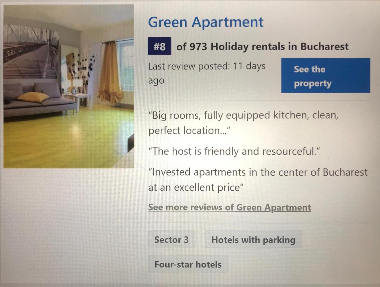 בוקרשט Green Apartment מראה חיצוני תמונה
